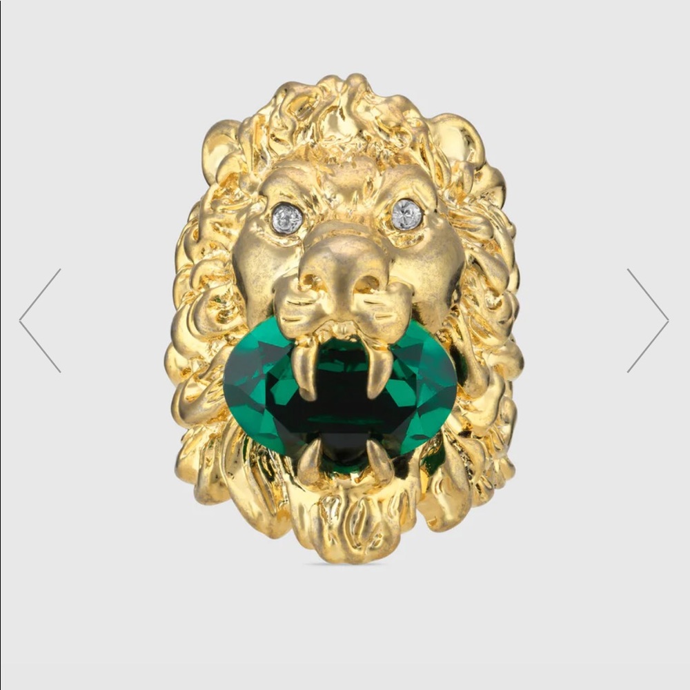 Lion Gucci ring